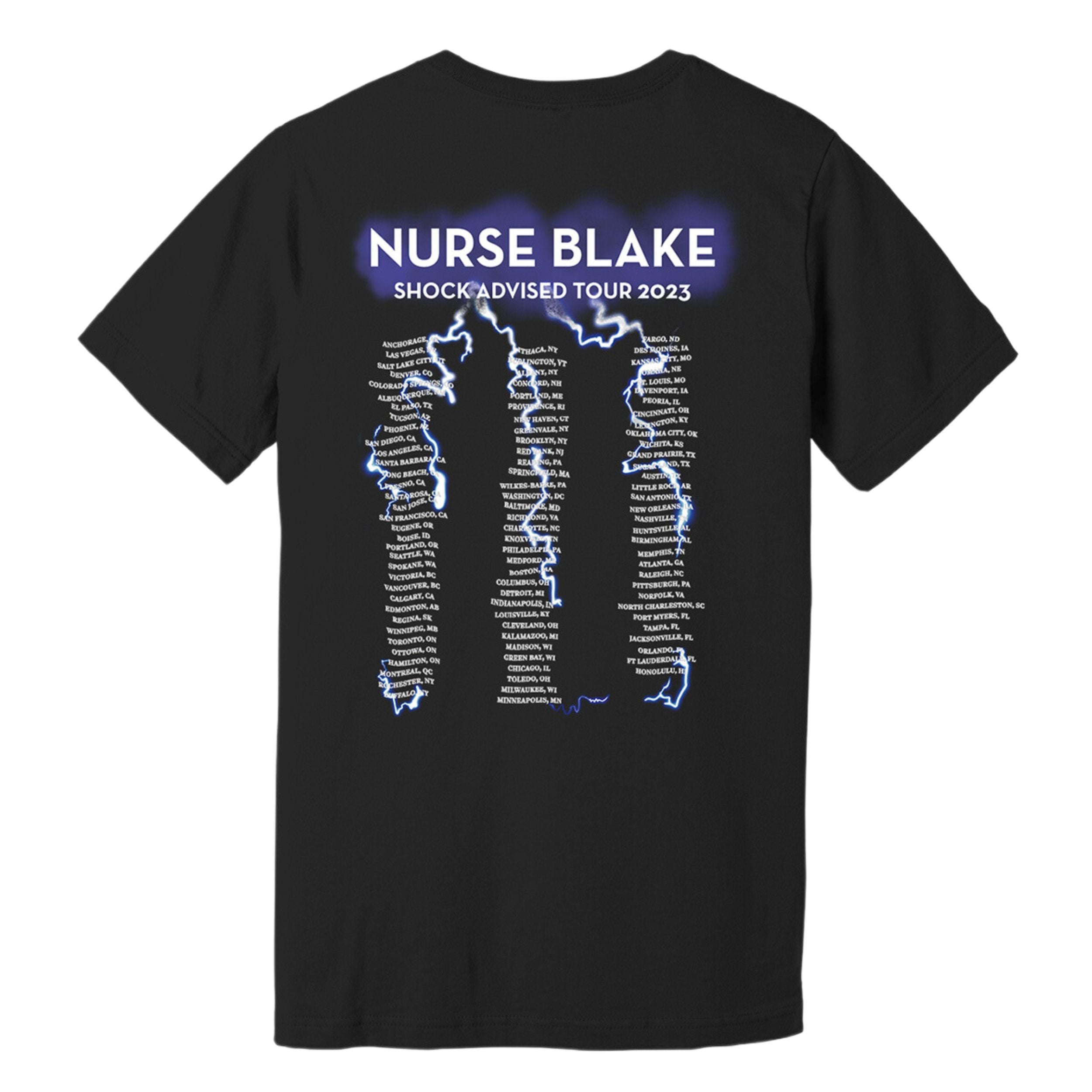 2023 Shock Advised Tour Tee – Nurse Blake LLC