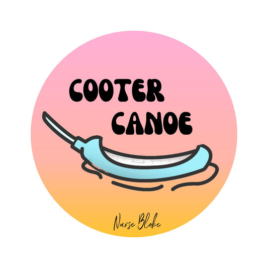 Cooter Canoe Sticker